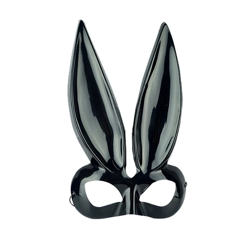 

Women's маска сабзиро Rabbit Mask Costume Accessory Mask Women's Masquerade Rabbit Mask Half face rabbit ear mask Halloween 05*