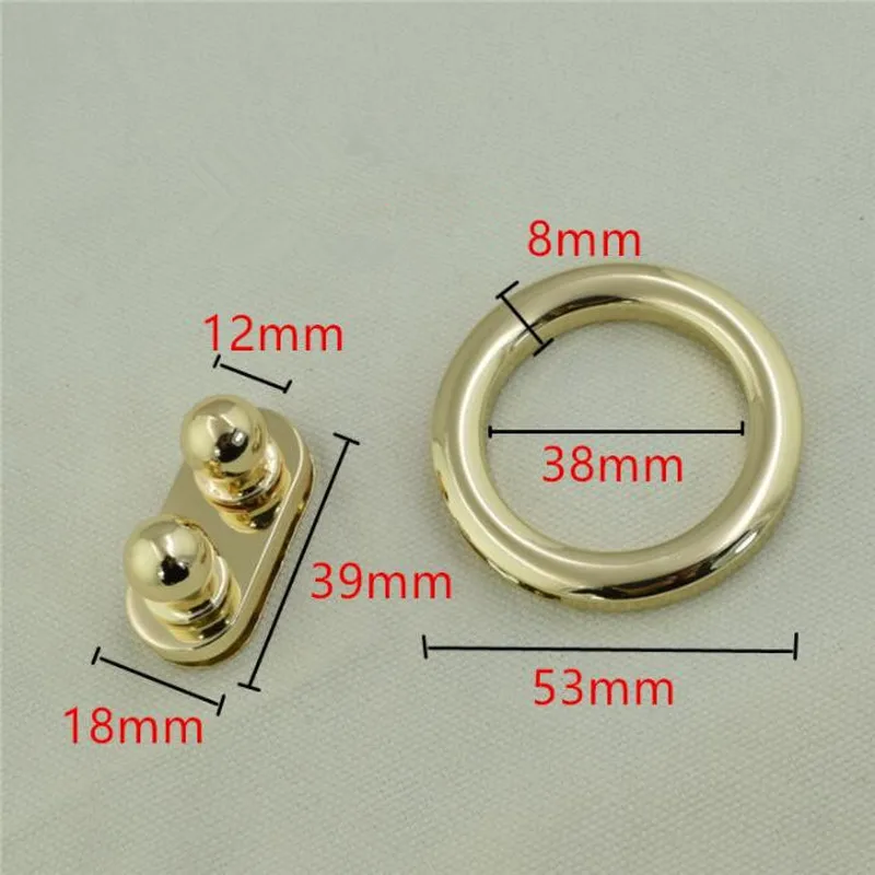 1 шт. Новая металлическая застежка поворотный замок поворотные замки для кожаной
