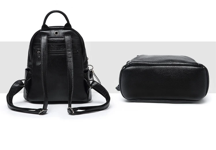 BagsLadies 2019new модных BackpackSmallCasualLitchiDesignBackpack