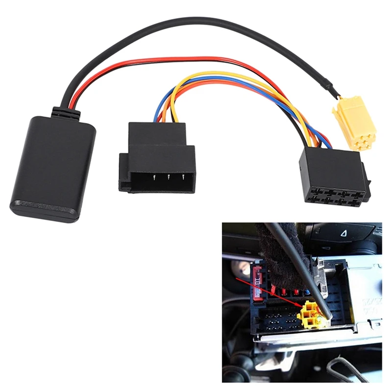 Автомобильный адаптер для кабеля Bluetooth Fiat Grande Punto Alfa Romeo стерео MINI 6Pin модуль |