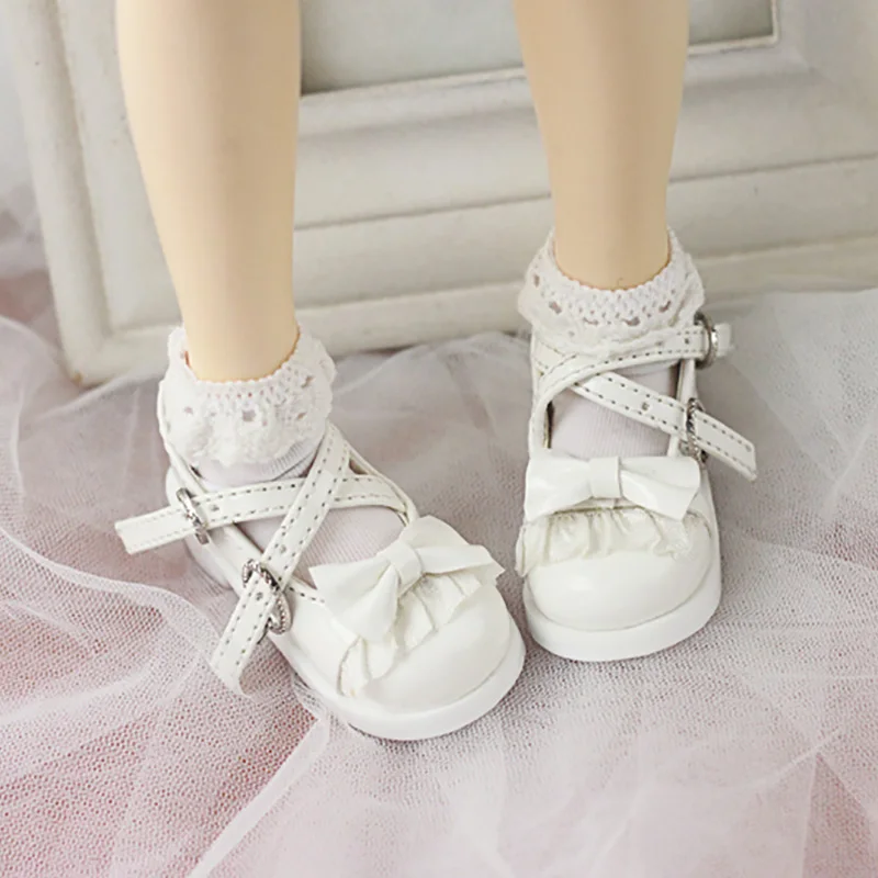 AIIaosify/маленькие BJD туфли Лори; кожаные туфли; 4 балла; коллекция 1/4 года; BJD туфли принцессы; 4 цвета на выбор