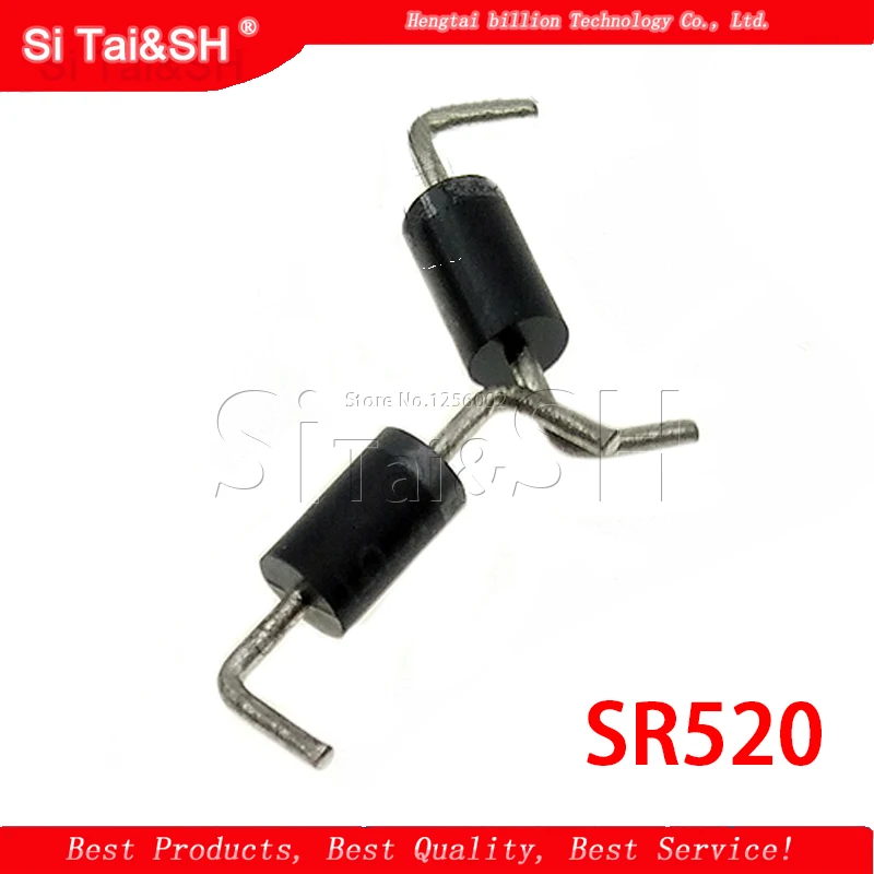 1PCS Diode SR520 can replace MBR5200 SB5200 SR5200 5A / 200V|c c ...