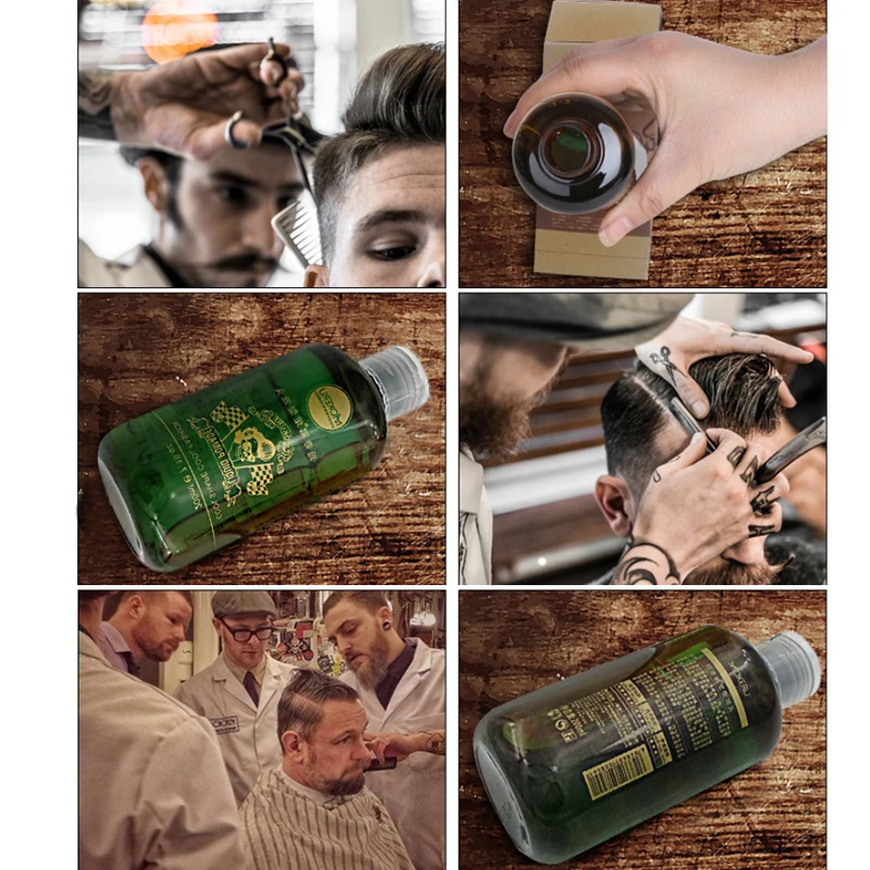 200ML Strong Hold Hair Styling Liquid Pomade Hair Wax High Quality Aloe Extract Shape Gel Mud Keep Men Slicked Oil