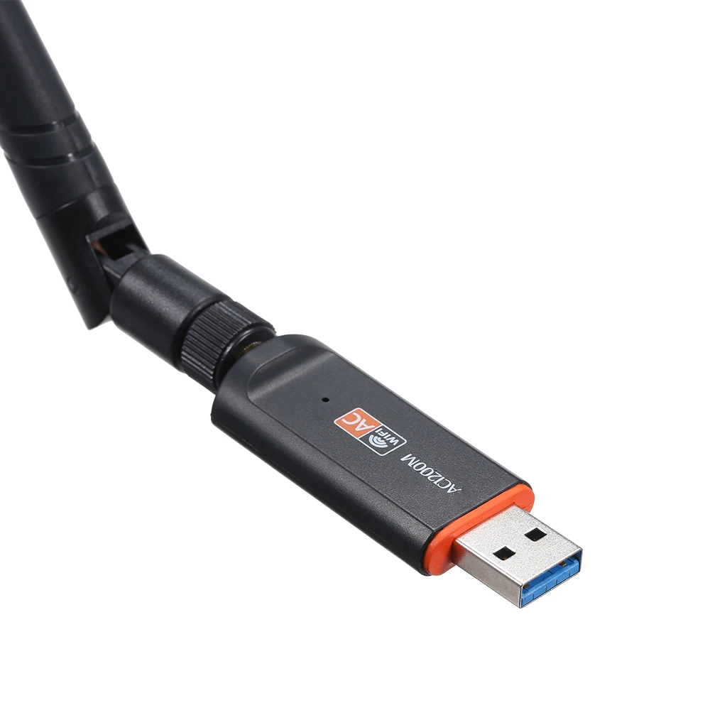 Двухдиапазонный USB адаптер 1200M 2,4G+ 5G USB3.0 Внешняя беспроводная сетевая карта WiFi приемник