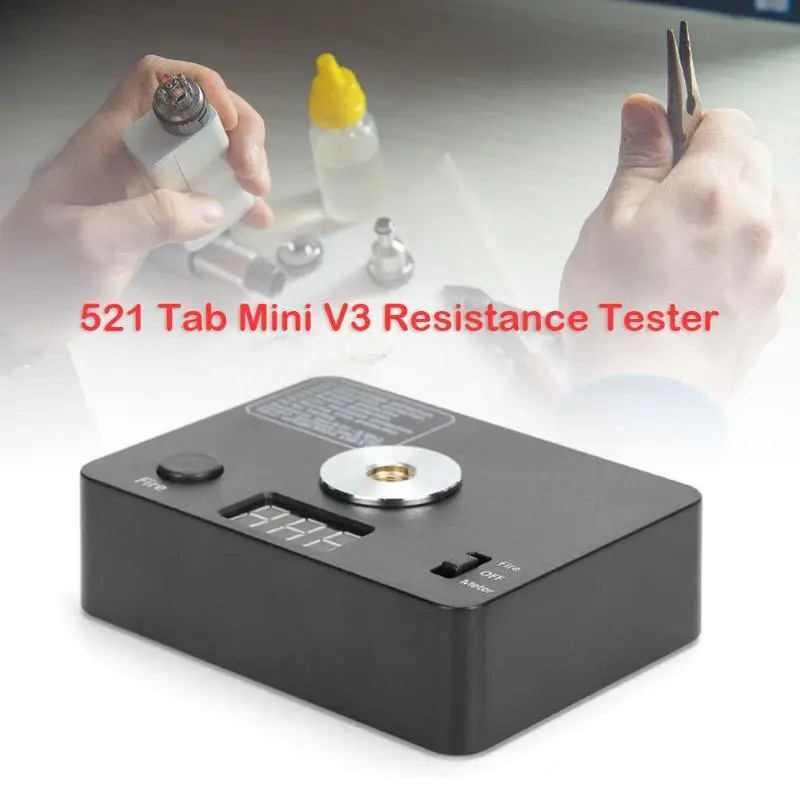 521 Tab мини V3 ом измеритель сопротивления тестер Vape катушки провода DIY инструмент