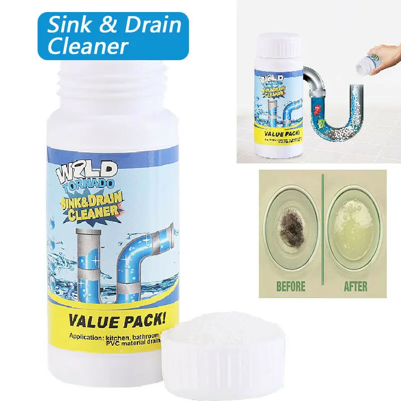 

Powerful Sink Drain Cleaner Pipe Dredging Agent for Kitchen Sewer Toilet Pluger Cleaner Closestool Clogging Cleaning Wash Tools