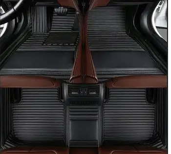 

MSUEFKD Floor mats Car Fit for 2005-2019 Honda Civic XR-V HR-V CR-V Accord Fit Odyssey floor mats Trunk (Fits: Fit)