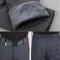 Hiver hommes Cargo pantalon Double couche polaire chaud épais Camouflage tactique coton pantalons longs hommes Baggy décontracté coton pantalon 6