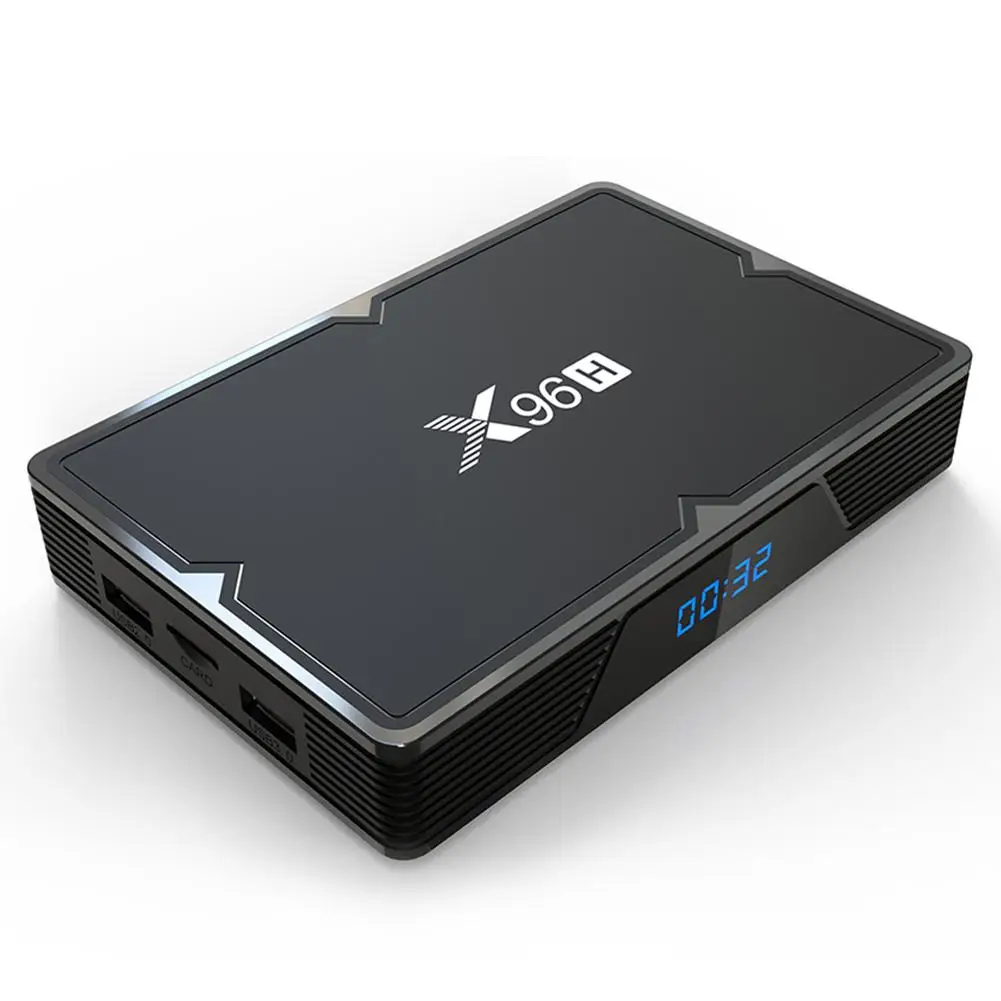 ТВ-бокс X96H Android 9,0 система Двойной HDMI Поддержка приставка HD сетевой плеер# CO