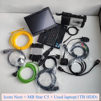 

Used laptop Tablet X201T I7 8G Code Reader 1TB HDD V06/2020 software for BMW Icom Next A B C MB star C5 SD connect C5 compact 5