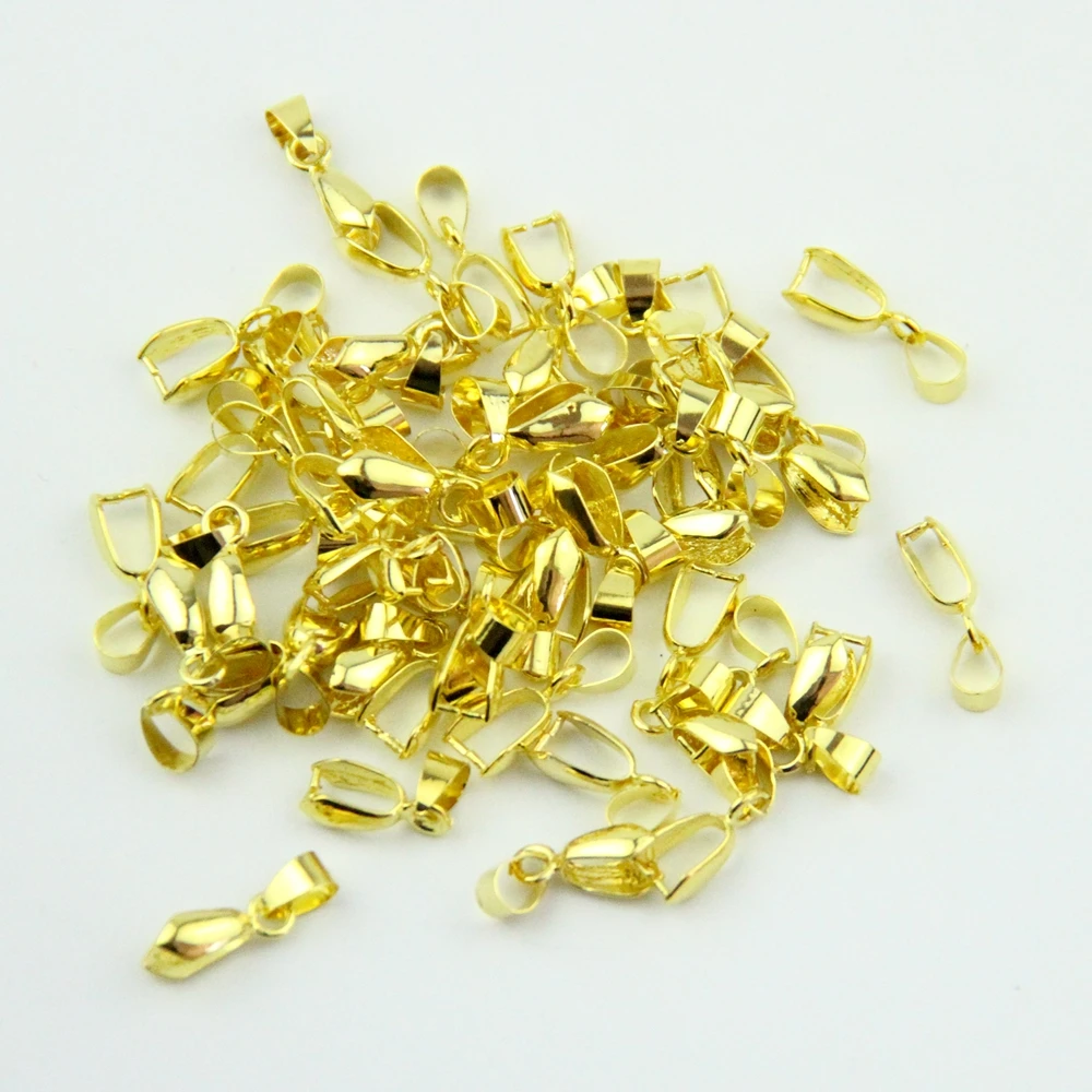 Golden 200 шт./пакет 5*18 мм Хром золотой металл соединительные Крючки из нержавеющей стали кольца для бусины соединители - Цвет: Golden