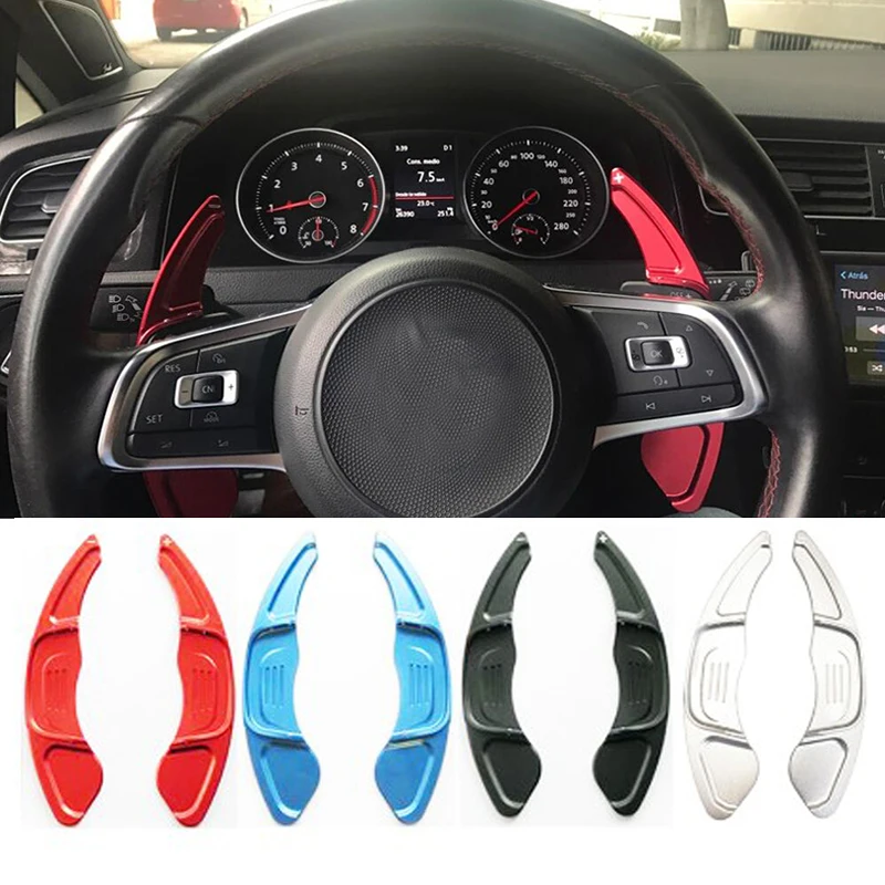 Весло рулевого колеса из алюминиевого сплава для Volkswagen Golf MK7 Scirocco 2015 2019|shift paddles|alloy