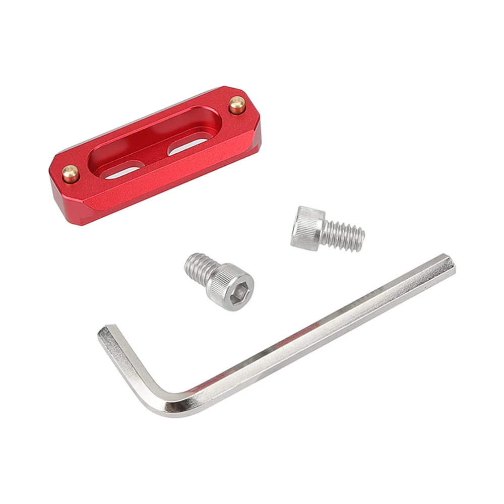 슬라이드 마운트, 에픽/스칼렛, 블랙 매직 카메라 용 안티 폴드 스프링 핀이있는 표준 50mm 퀵 릴리스 나토 레일 바