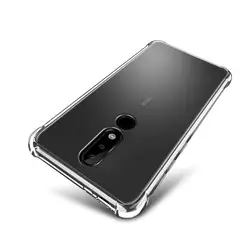 Ultimate Clear Shockproof Silicone Rubber Case - Soft, Protective Bumper Cover for Nokia 5.1Plus (HD Clear)