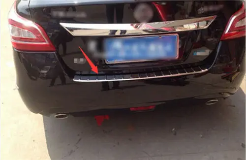 Подходит для Nissan Teana Altima 2013 стальной Задний бампер протектор скребок для очистки ног на двери подоконник 1 шт