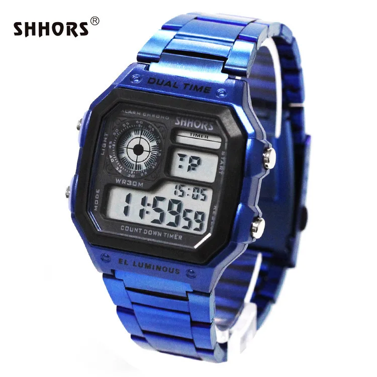 

Sheng hou shi shhorslcd Steel with Plastic Shell Electronic Digital Display Square Sh-0300b