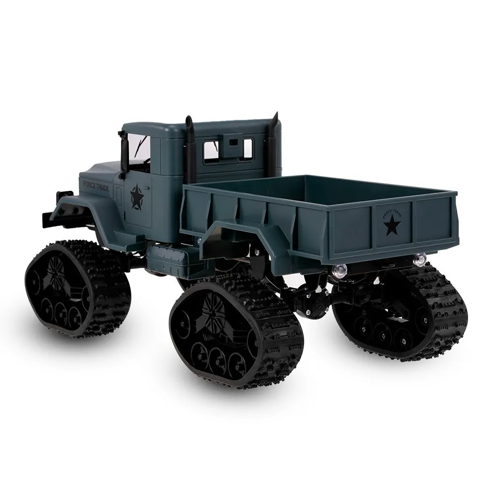 Fayee FY001B 1/16 2,4 GHz 4WD 3000G нагрузка зимние шины военный грузовик внедорожник RC автомобиль гусеничный с светодиодный фары для детей