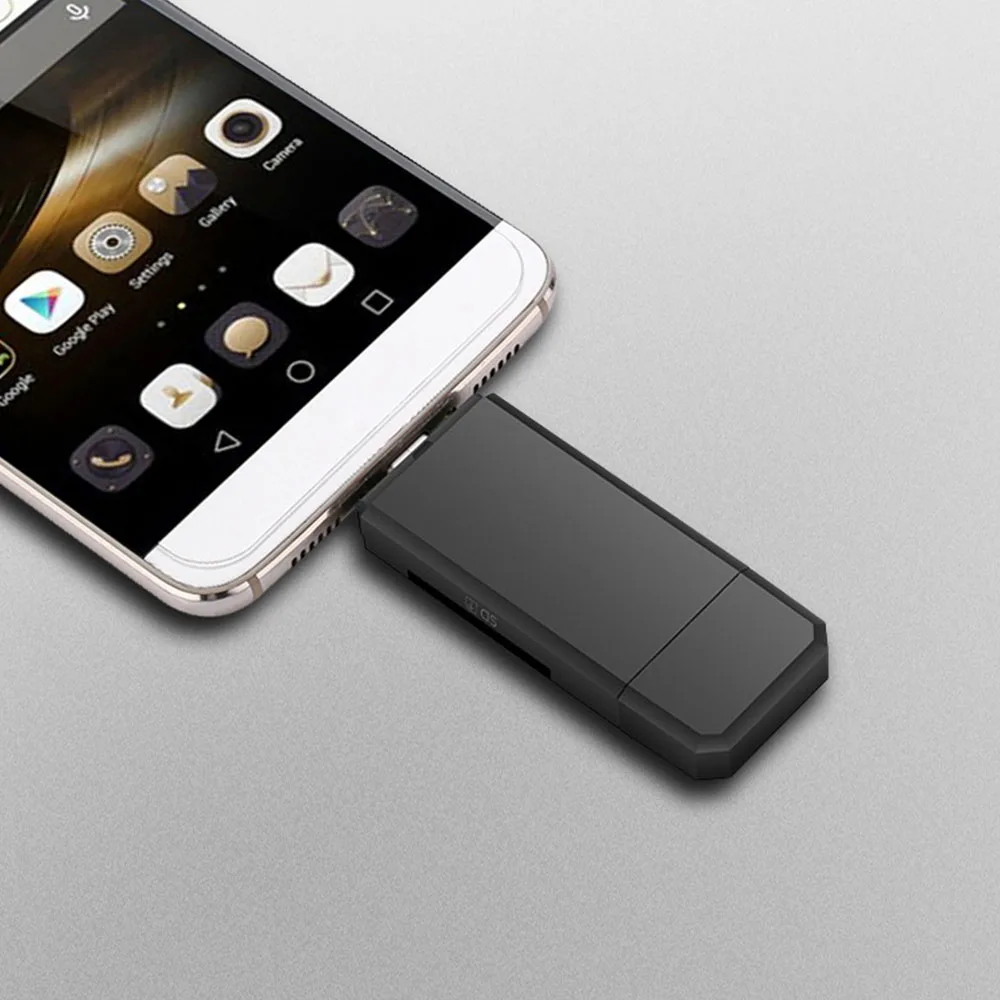 Горячая Распродажа 3 в 1 usb type C Micro USB OTG кард-ридер высокоскоростной USB2.0 Универсальный TF SD для Android компьютера удлинители
