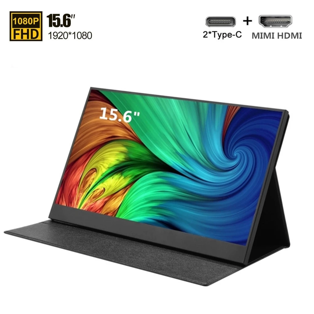 オフライン販売 15 6インチusb 3 1タイプc画面ポータブルps4スイッチxbox Huawei社電話ゲームモニター用ノートパソコンの液晶 ディスプレイ 購入 激安 Palmwoodsretreat Com