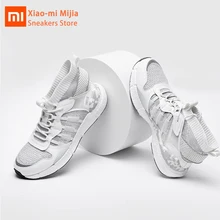 Xiaomi Mijia FREETIE кроссовки рыбий кости поддержка вразлёт, плетение кожа сшивание верхние мужские модные уличные спортивные туфли