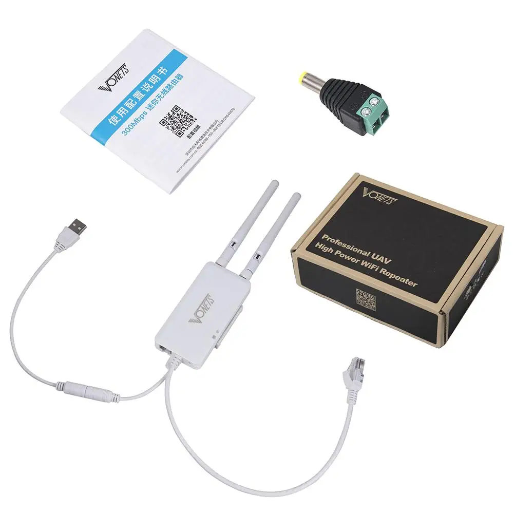 

VONETS VAP11S RJ45 Mini Wireless To Wired Bridge Repeater Router Wi-Fi For Computer Network Camera Monitoring PC