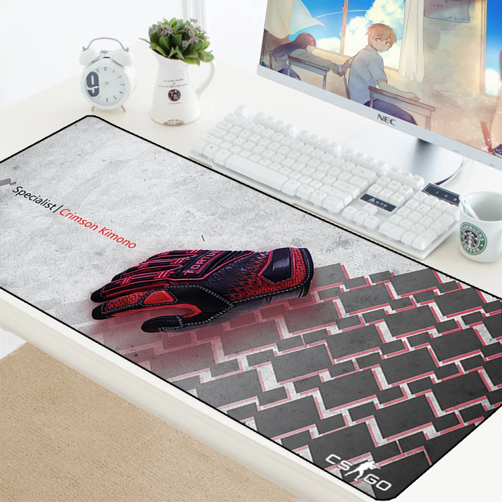 Большой игровой коврик для мыши, коврик для CS GO, подарок бойфренду, геймер, большой компьютерный коврик для мыши, игра для Csgo, оверлок, край, мышь, XXL, резиновый коврик