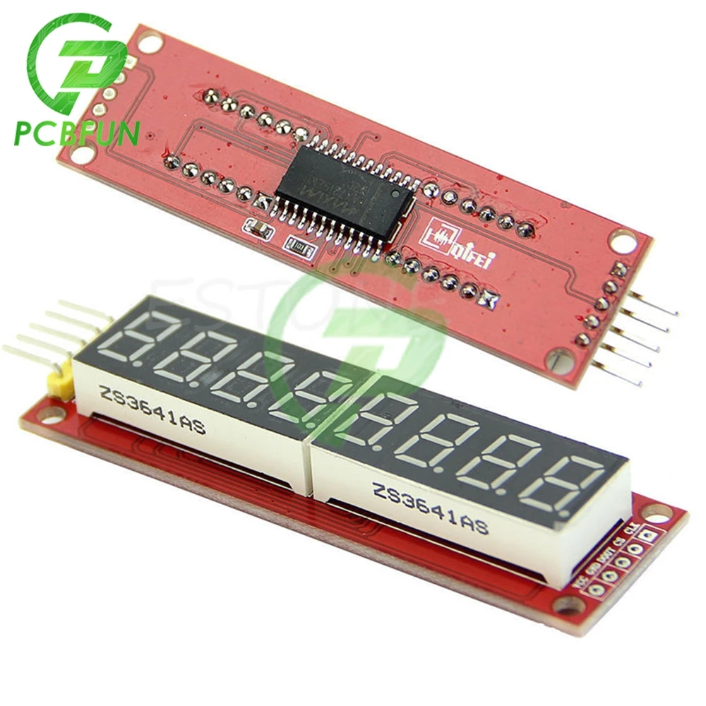 Красный Макс 72198 бит светодиодный модуль дисплея цифровая трубка для Arduino SPI