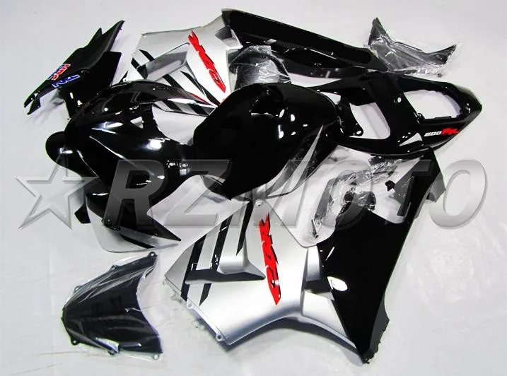 Топ(литьевая форма) ABS мотоцикл полный комплект обтекателя Подходит для Honda CBR600RR 05 06 F5 2005 2006 Обтекатели горячий серебристый черный