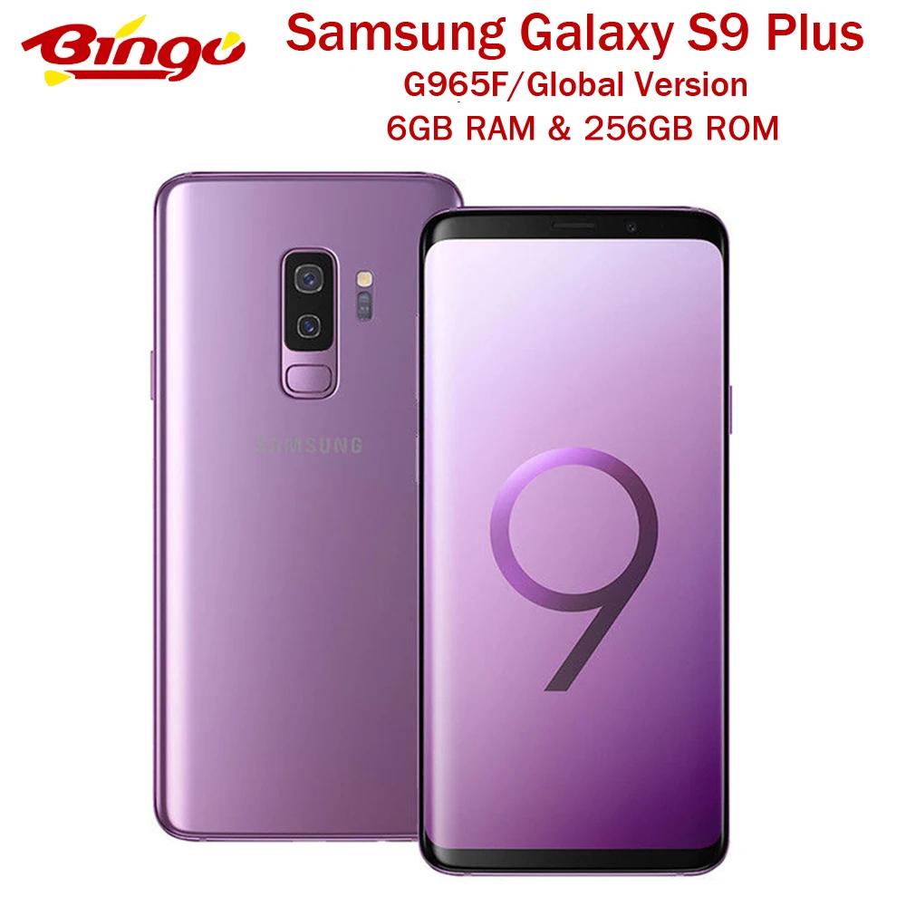 Samsung Galaxy S9 + S9 más G965F 256GB Original 4G LTE teléfono móvil Android Octa Core 6,2 Dual 12MP y 8MP RAM 6GB ROM 256G Exynos