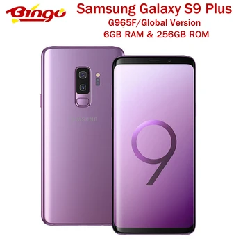 

Samsung Galaxy S9+ S9 Plus G965F 256GB Original 4G LTE Android Mobile Phone Octa Core 6.2" Dual 12MP&8MP RAM 6GB ROM 256G Exynos