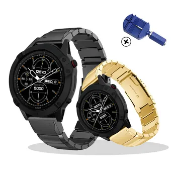 

20 22 26MM Watchband Strap for Garmin Fenix 6X 6S 6 5X 5 5S Plus 3HR D2 S60 Watch Quick Release Stainless steel Wrist Band Strap
