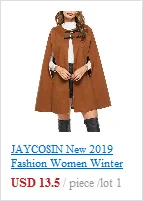 CHAMSGEND Women Wool Long Coat 2019 Autumn Winter Lapel Long Sleeve Woolen Coats Office Overcoat Outwear Abrigo Mujer 1108