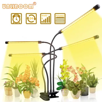 

Full Spectrum Phytolamps Sunlike DC5V USB 3/4 Head LED Grow Light 30W 40W Desktop Clip Phyto Lamps for Plant Seedling Fitolamp