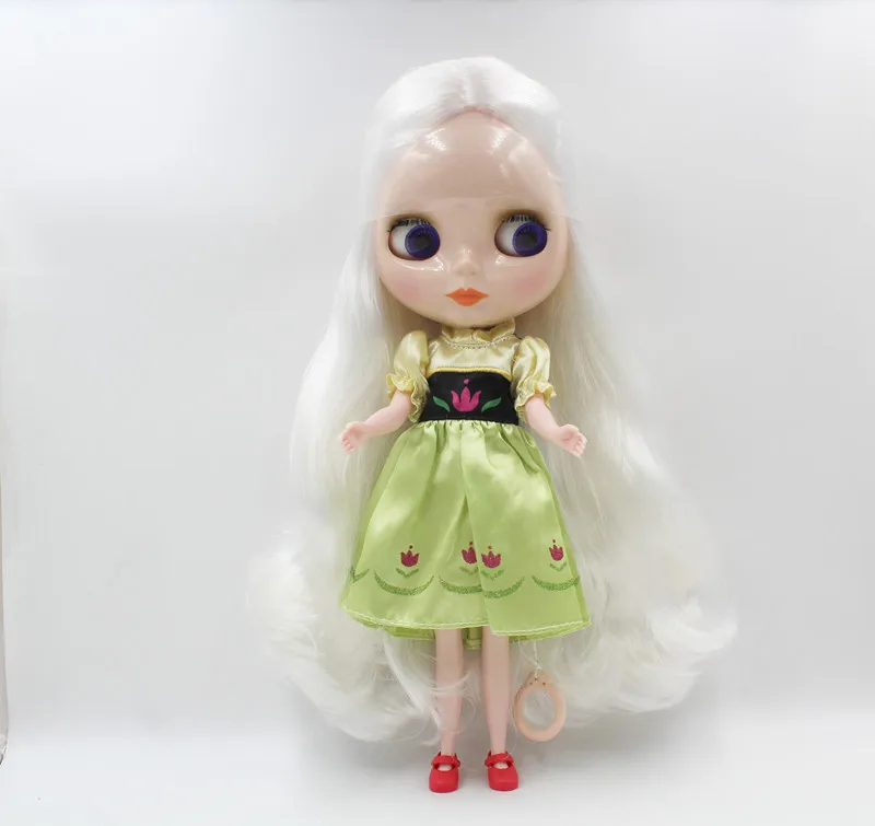 Free Shipping big discount RBL-807 DIY Nude Blyth doll birthday gift for girl 4color big eye doll with beautiful Hair cute toy