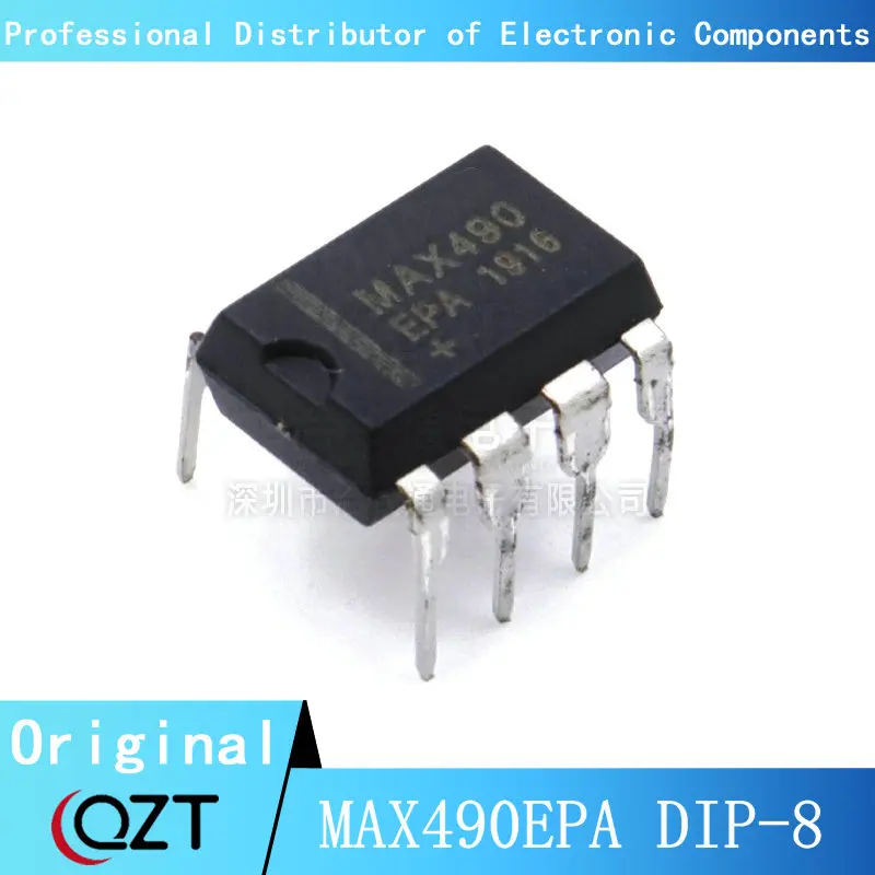 10pcs/lot MAX490EPA DIP MAX490 MAX490CPA DIP-8 chip New spot 10pcs new max490cpa 490cpa max490epa 490epa drive transceiver chip straight into dip 8 integrated circuit