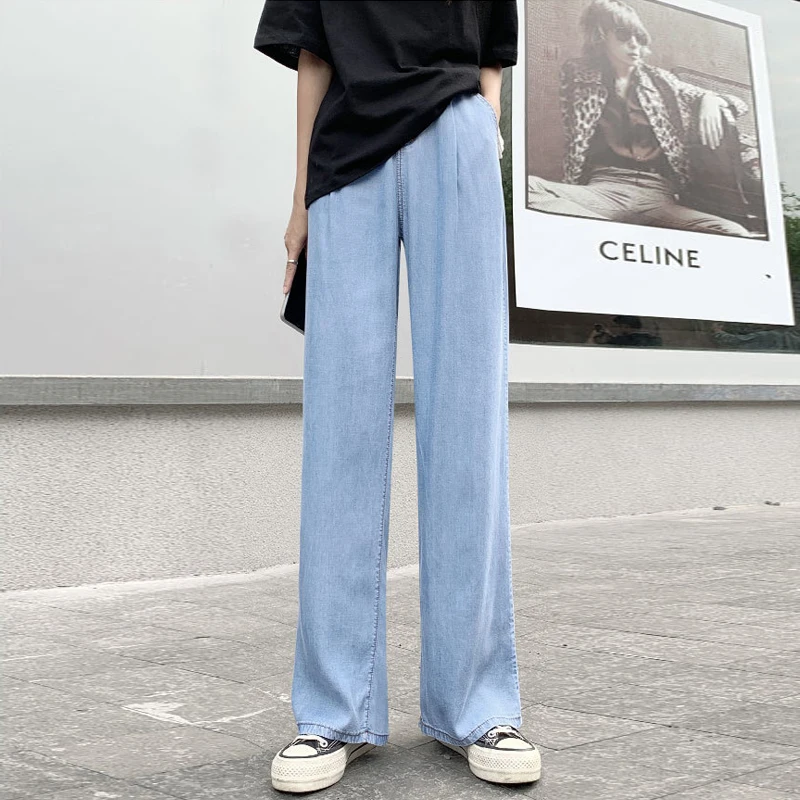 

Womens Jeans Ultrathin Summer Clothes for Women 2020 High Waist Wide Leg Baggy Tallas Grandes Mujer Fashion Nova Aesthetic Baggy