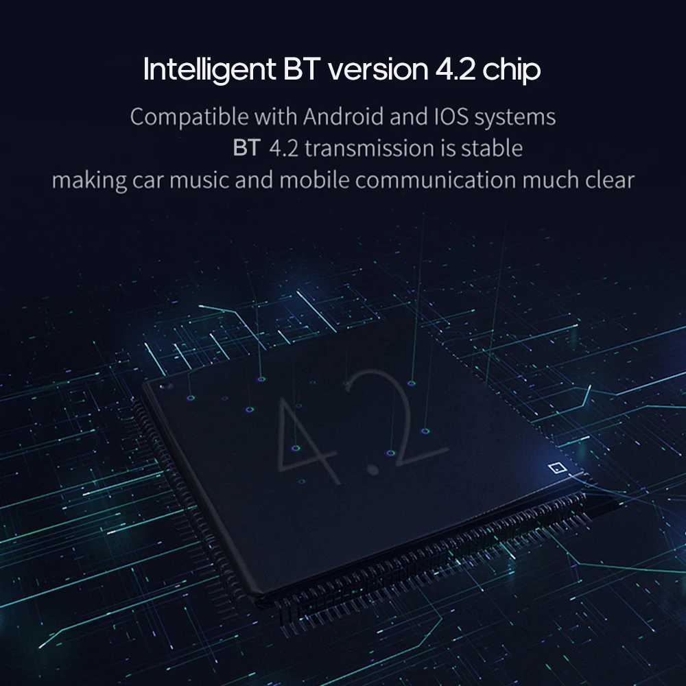 BC42 Автомобильный MP3-плеер Многофункциональный BT4.2 fm-передатчик Двойные USB зарядные устройства Поддержка Hands-free TF карта U диск воспроизведение музыки