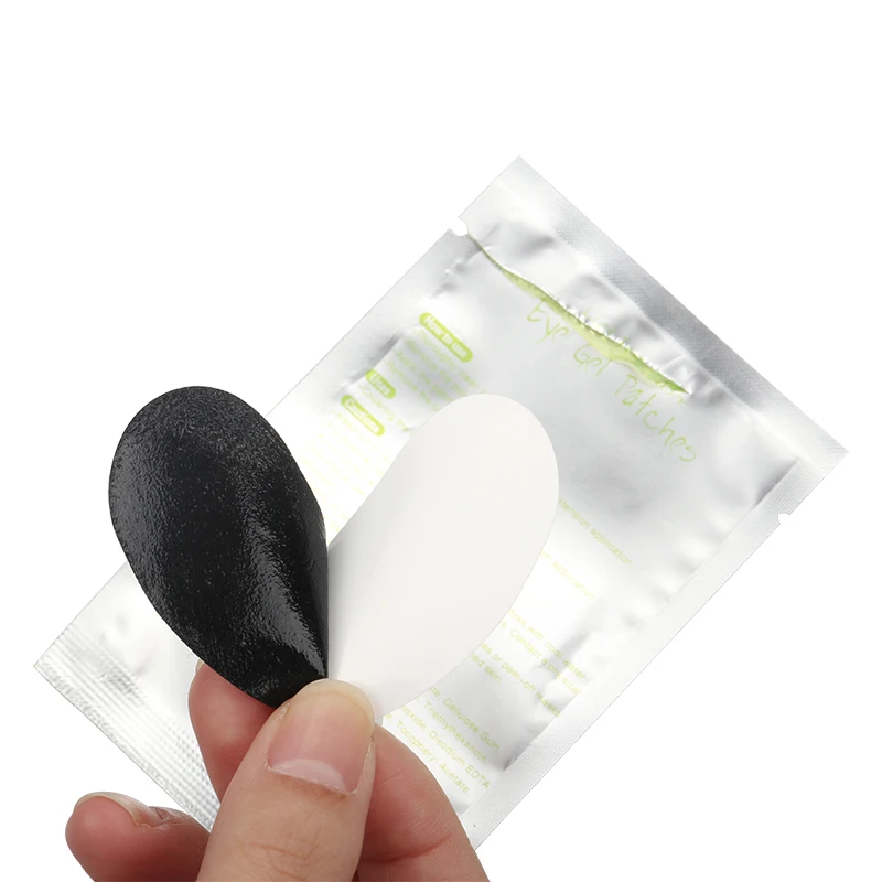 Black Film Eyes Gel Patches Eyelashes Extension Tools Pearl 50 Pairs Eye Tips Sticker Wraps Make Up Tool Under Eye Pads eyelash patch,eyelash pads,eyelash patches,eyelash accessories,eye patches,eyelash extension supplies