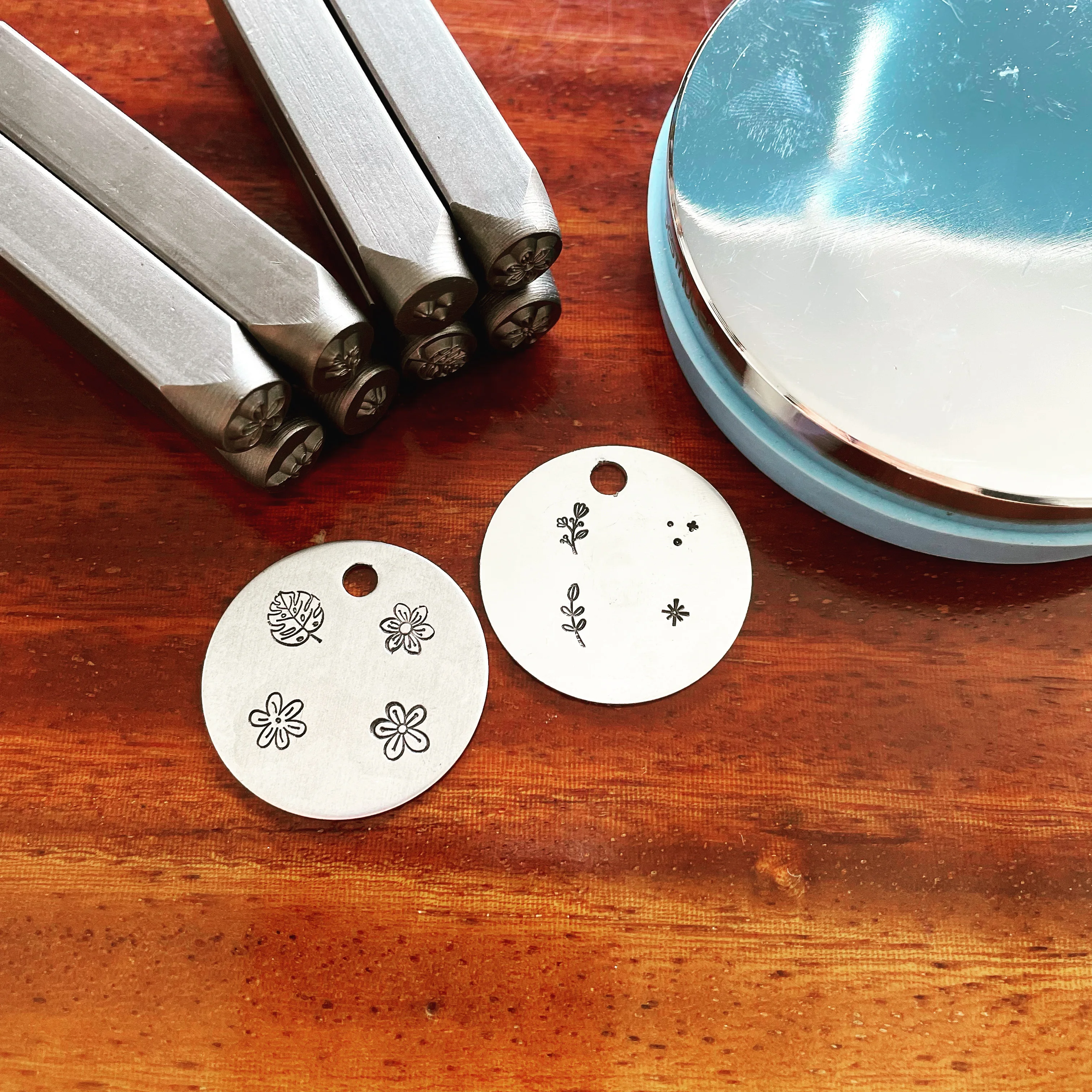 Stamping Kit Metal Design Stamps For Jewelry Metal Stamp Rose