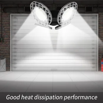 

100W E27 LED Garage Light Deformable LED Garage Ceiling Lights Folding Bulb Gift adjustable folding ceiling lamp Garage light