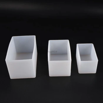 

Cuboid Silicone Mold Soap Polymer Clay Resin Epoxy Cake Mould Pendant Casting Handmade DIY Crafts Jewelry Making Tools