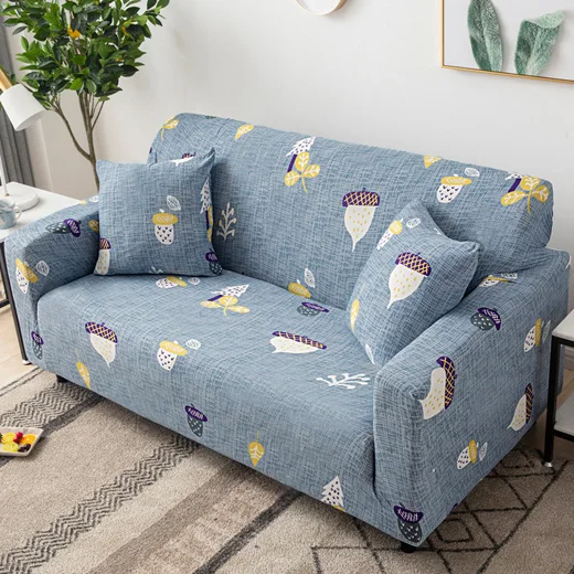 Color W Slipcovers диван крышка Эластичный диванных чехлов для диван в гостиной крышка секционная один/два/три/Четырехместный чехол на диван из стрейч-материала - Цвет: Color W