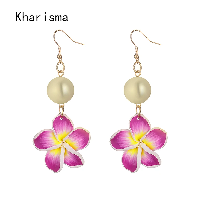 KHARISMA 2019 модные ювелирные изделия женские пластиковые длинные висячие серьги с