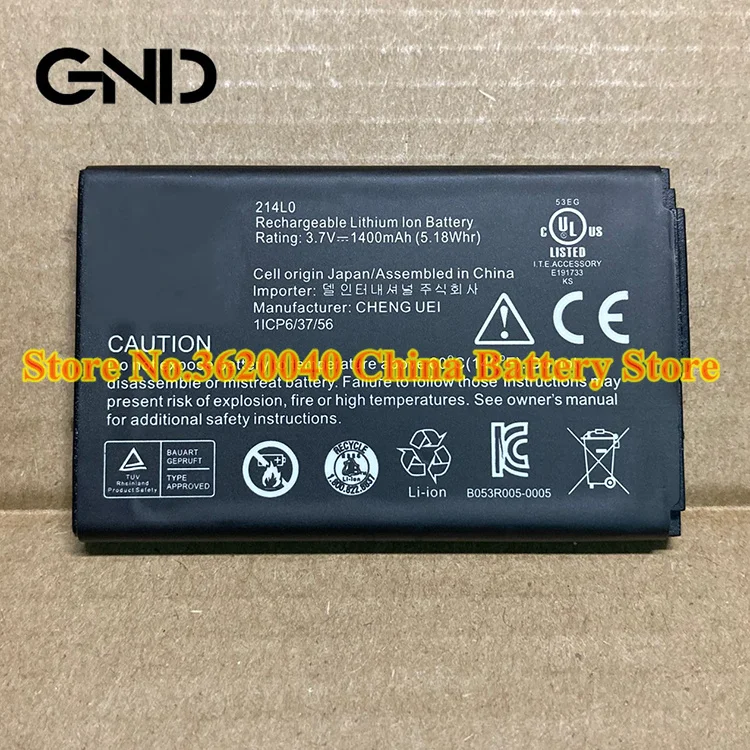 GND 3 7 V 1400 мА/ч 5.18Wh 214L0 запасная батарея для ноутбука DELL VENUE PRO V03B PA-D008 мобильного