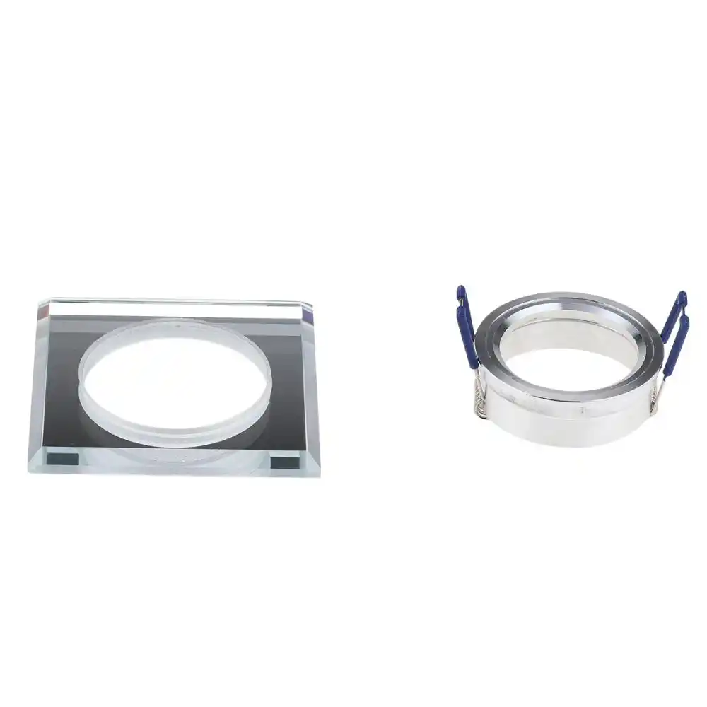 Recessed Spotlights Crystal Glass SMD LED Black Clear White GU10 Recessed Spot 230V MR16