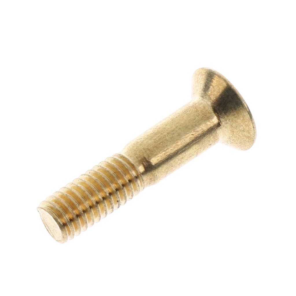 8 Pieces Skateboard 25mm Truck Bolts Screws with Nuts Set Hardware Truck Screws Skateboard - Golden