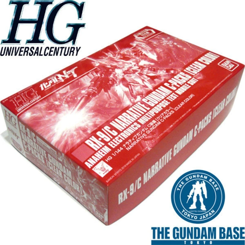 Bandai Ограниченная серия HGUC 1/144 повествование Gundam NT Gundam C оборудование цвет прозрачный издание ПВХ персонаж Модель