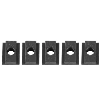 

5pcs T-Slot Nuts Iron For Toyota Tacoma Pick Up Bed Deck Rails Black Accessories Repalcement Practical Durable