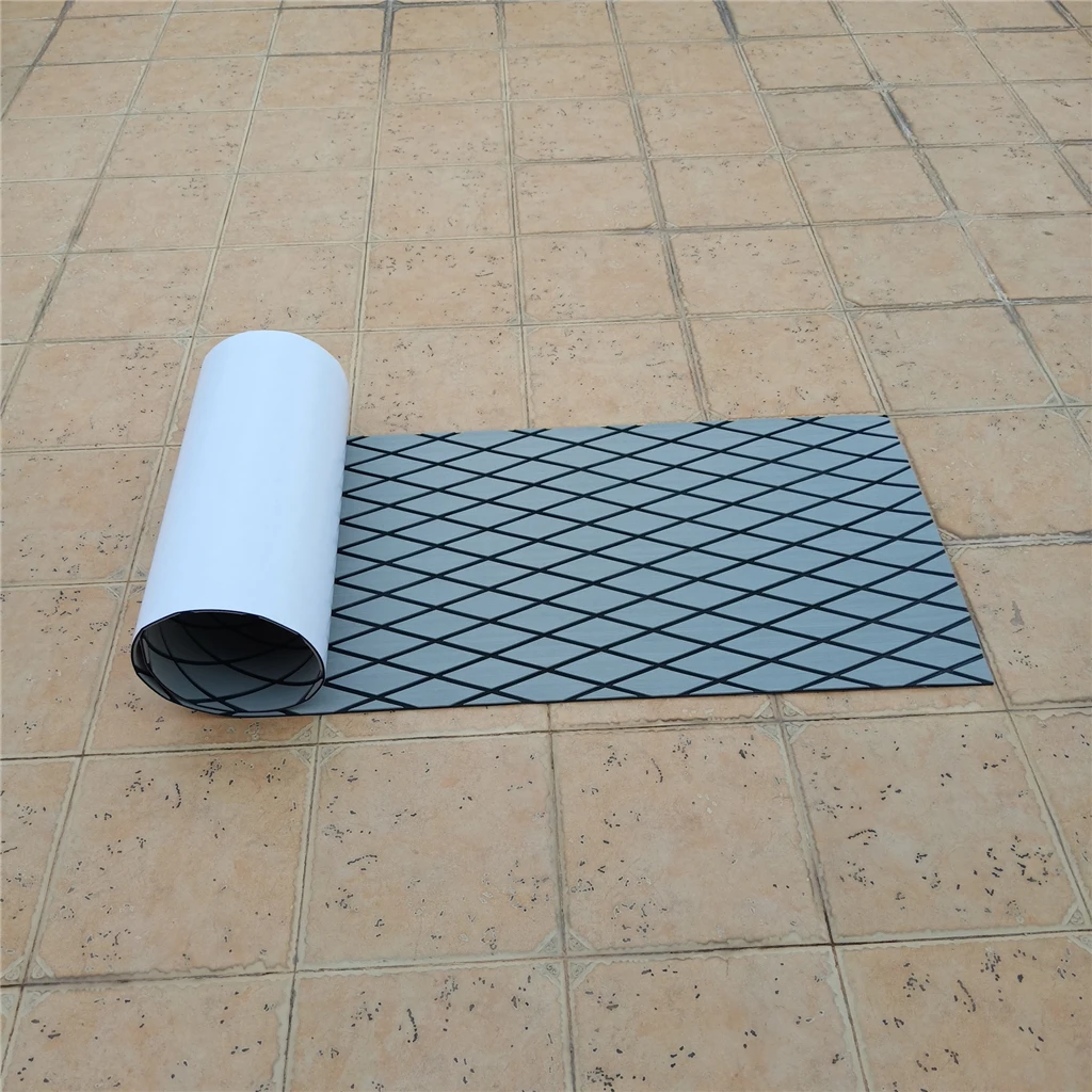 Non-Slip EVA Foam Sheet Yacht Surfboard Decking Adhesive Pad Grip Teak Decking Sheet Boat Teak Decking Pad