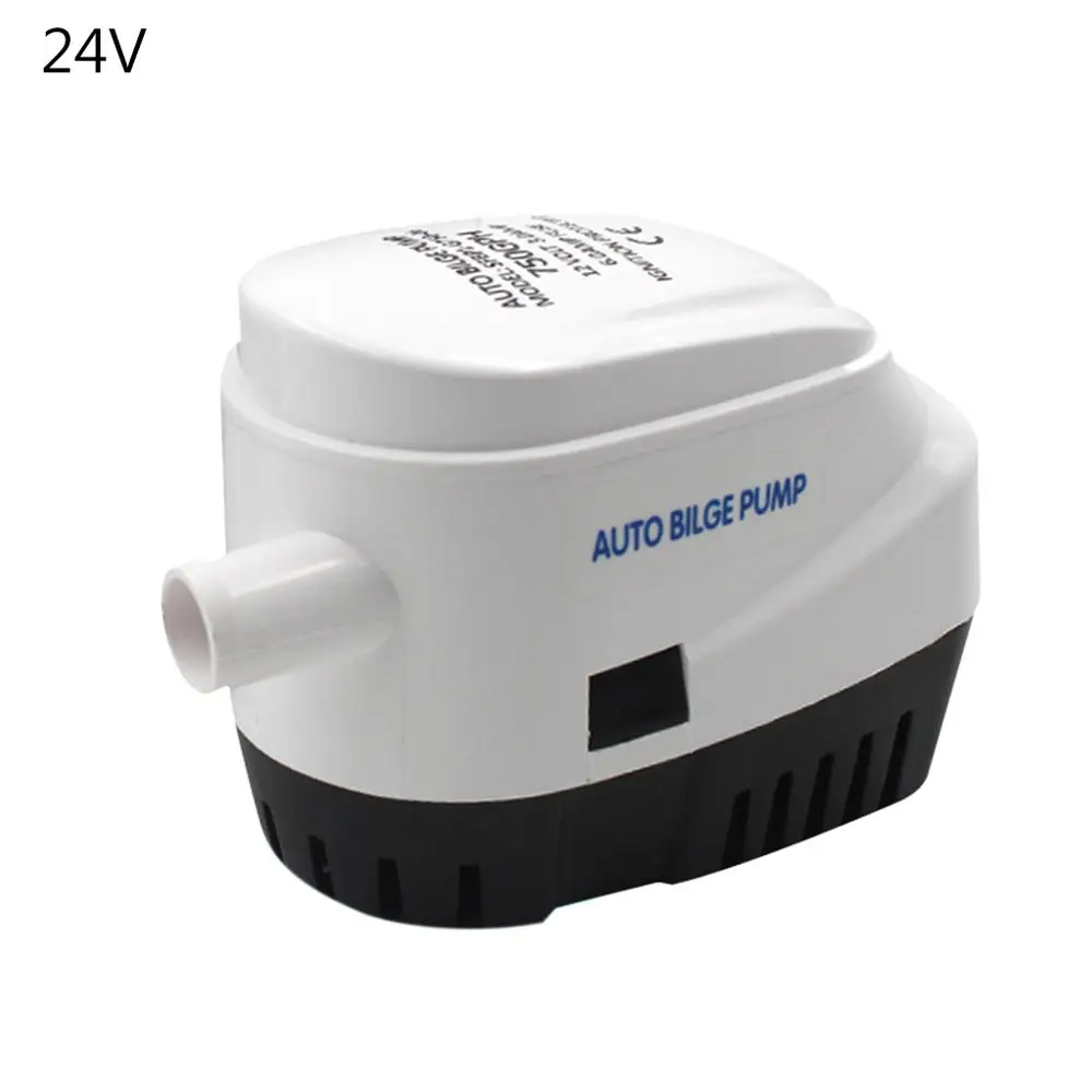 DC 12 V/24 V 750GPH Автоматический Трюмный насос Электрический водяного насоса для погружной лодки - Напряжение: 24 В